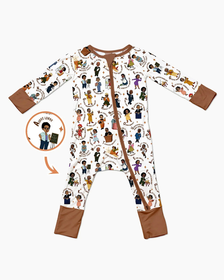 Black Legacy ABCs Family Matching Bamboo Convertible Zippy
