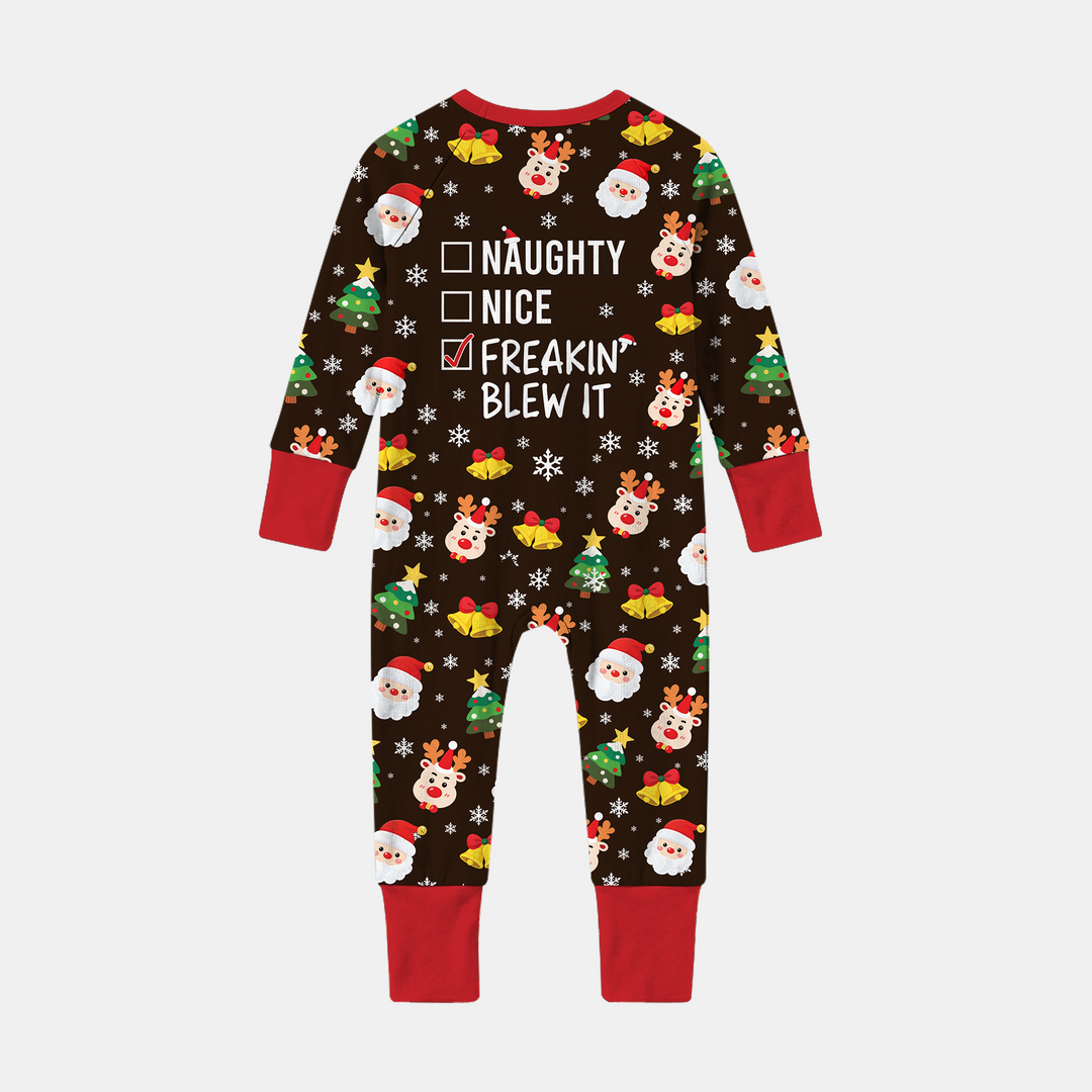 Santa Naughty Nice Bamboo Convertible Zippy
