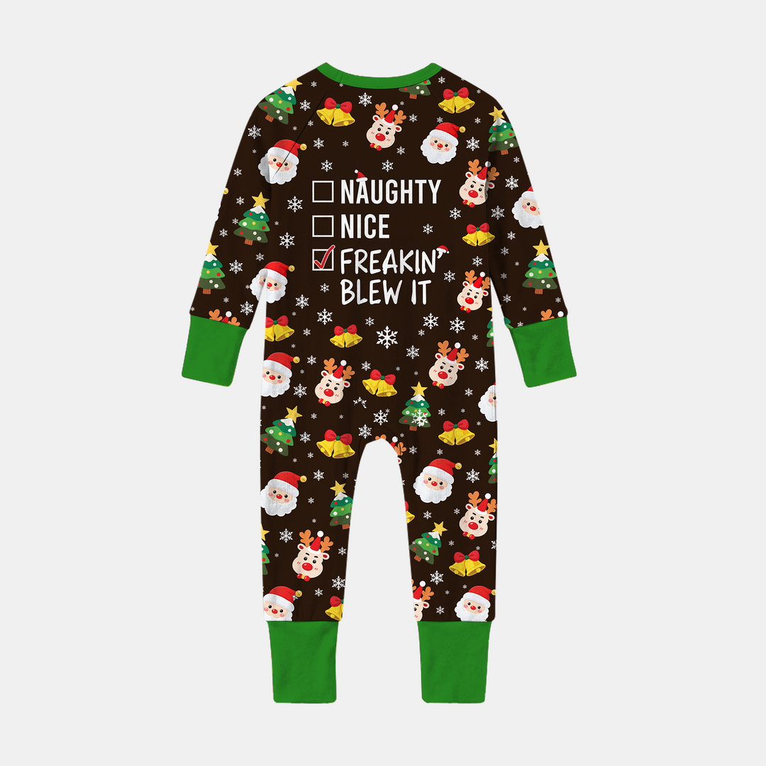 Santa Naughty Nice Bamboo Convertible Zippy