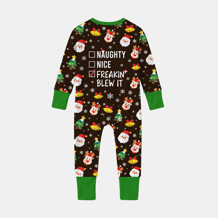 Santa Naughty Nice Bamboo Convertible Zippy