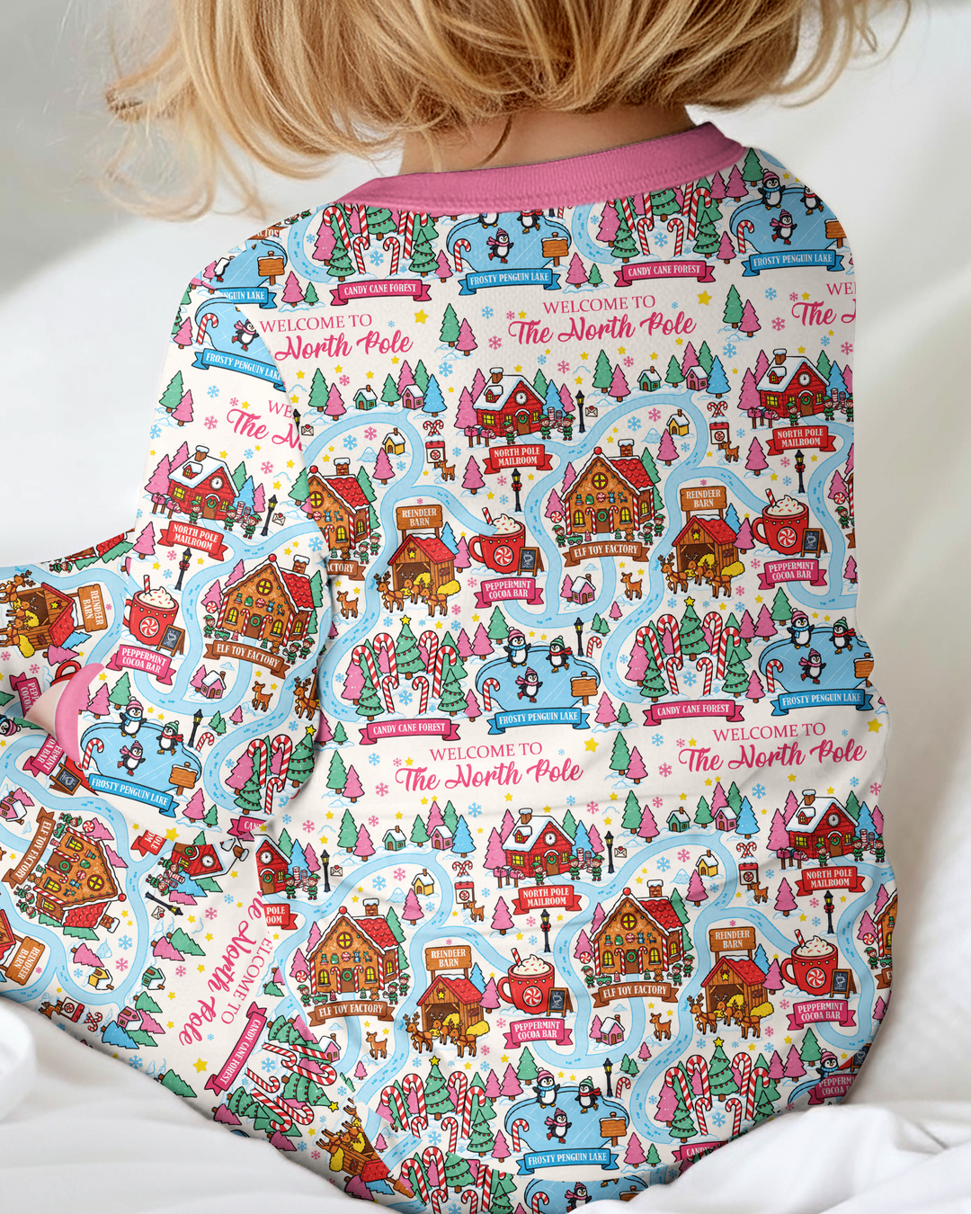Pink North Pole Adventure Bamboo Convertible Zippy