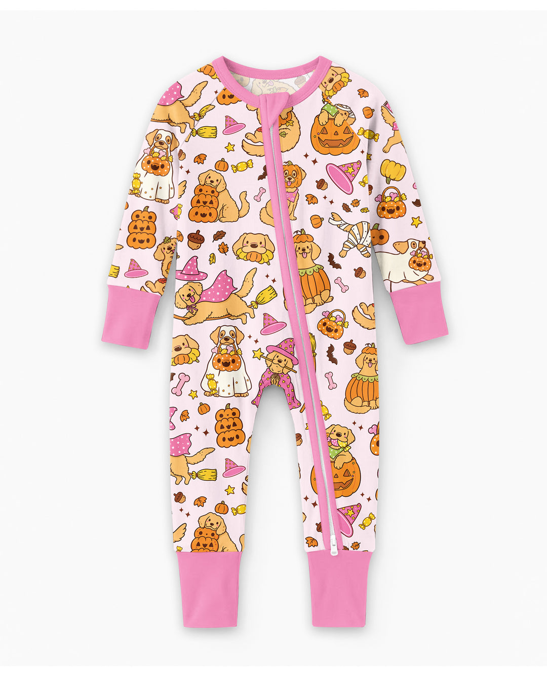 Spooky Golden Pups Bamboo Convertible Zippy