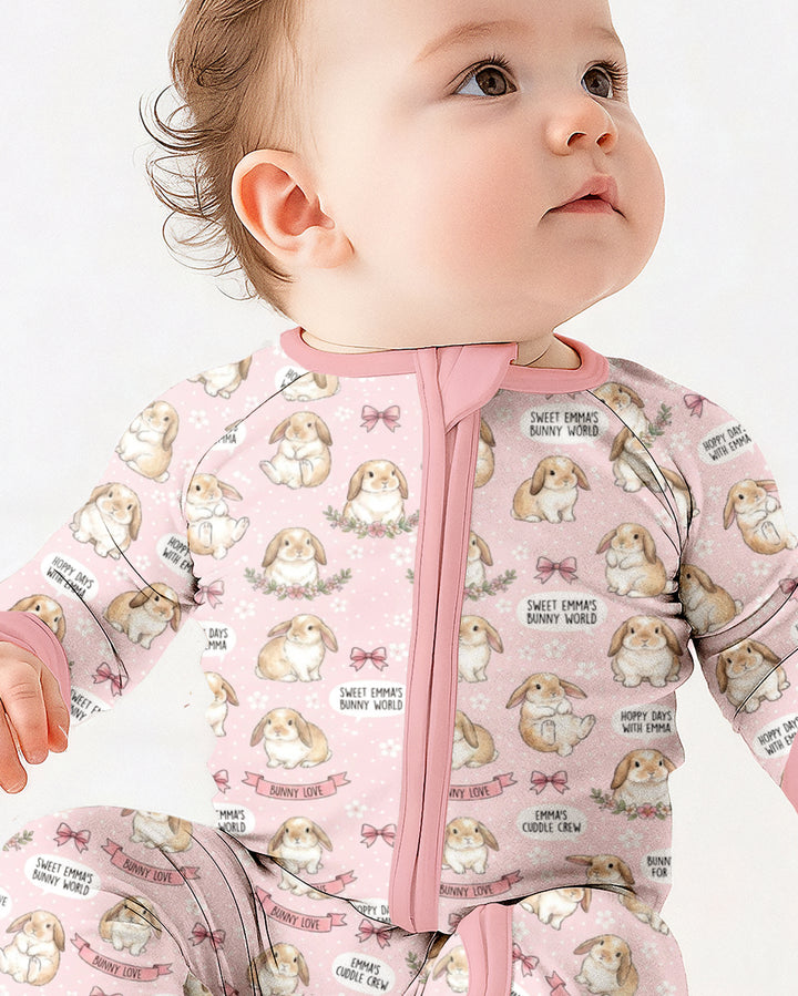 Sweet Bunny Worlds Bamboo Convertible Zippy