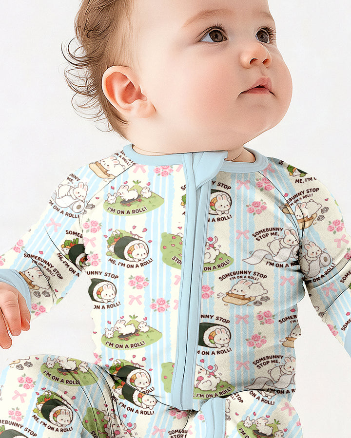 Bunny On A Roll Bamboo Convertible Zippy