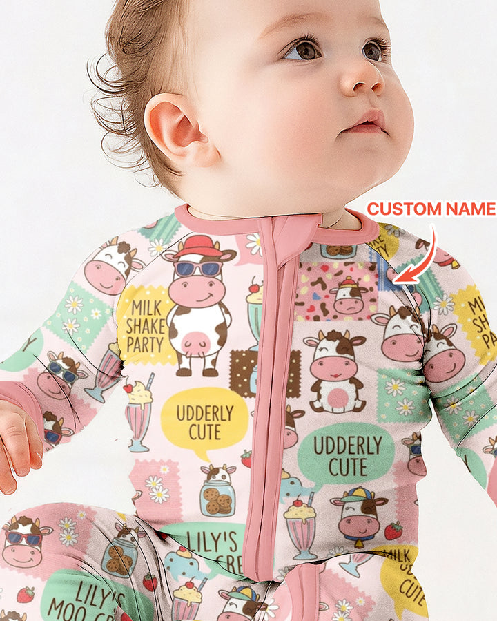 Custom Name The Milkshake Secret Society Bamboo Convertible Zippy