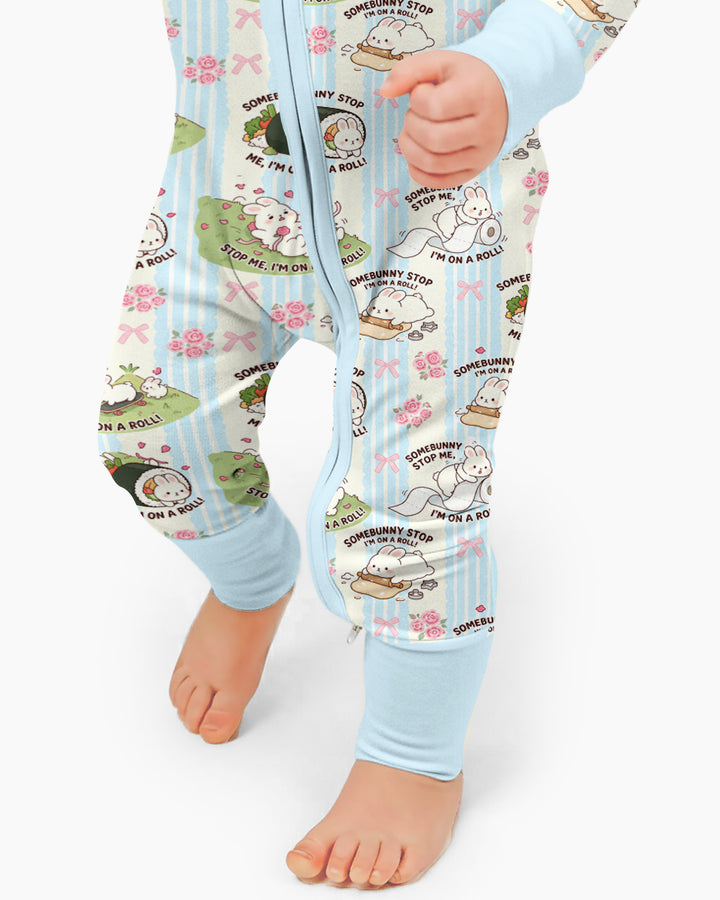 Bunny On A Roll Bamboo Convertible Zippy