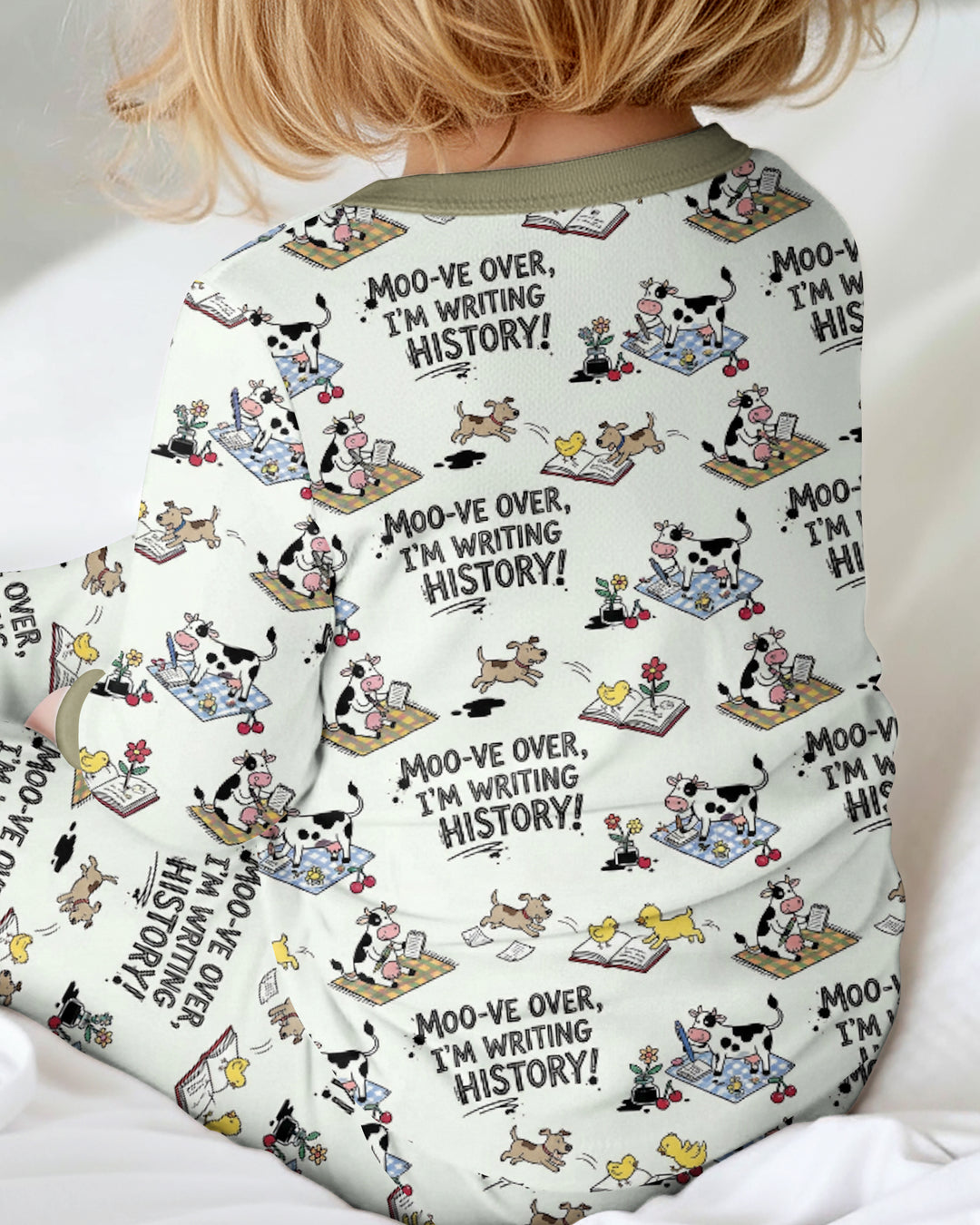 Writing Moo History Bamboo Convertible Zippy