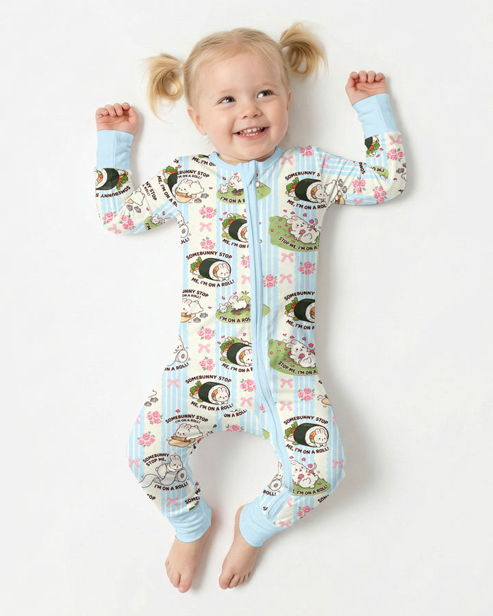 Bunny On A Roll Bamboo Convertible Zippy
