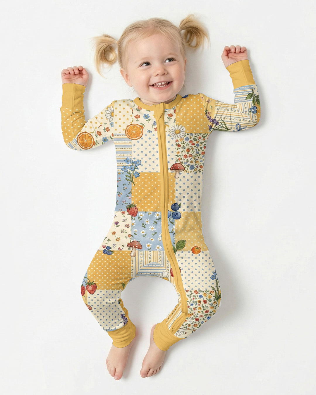 Lavender Orange Jam Bamboo Convertible Zippy