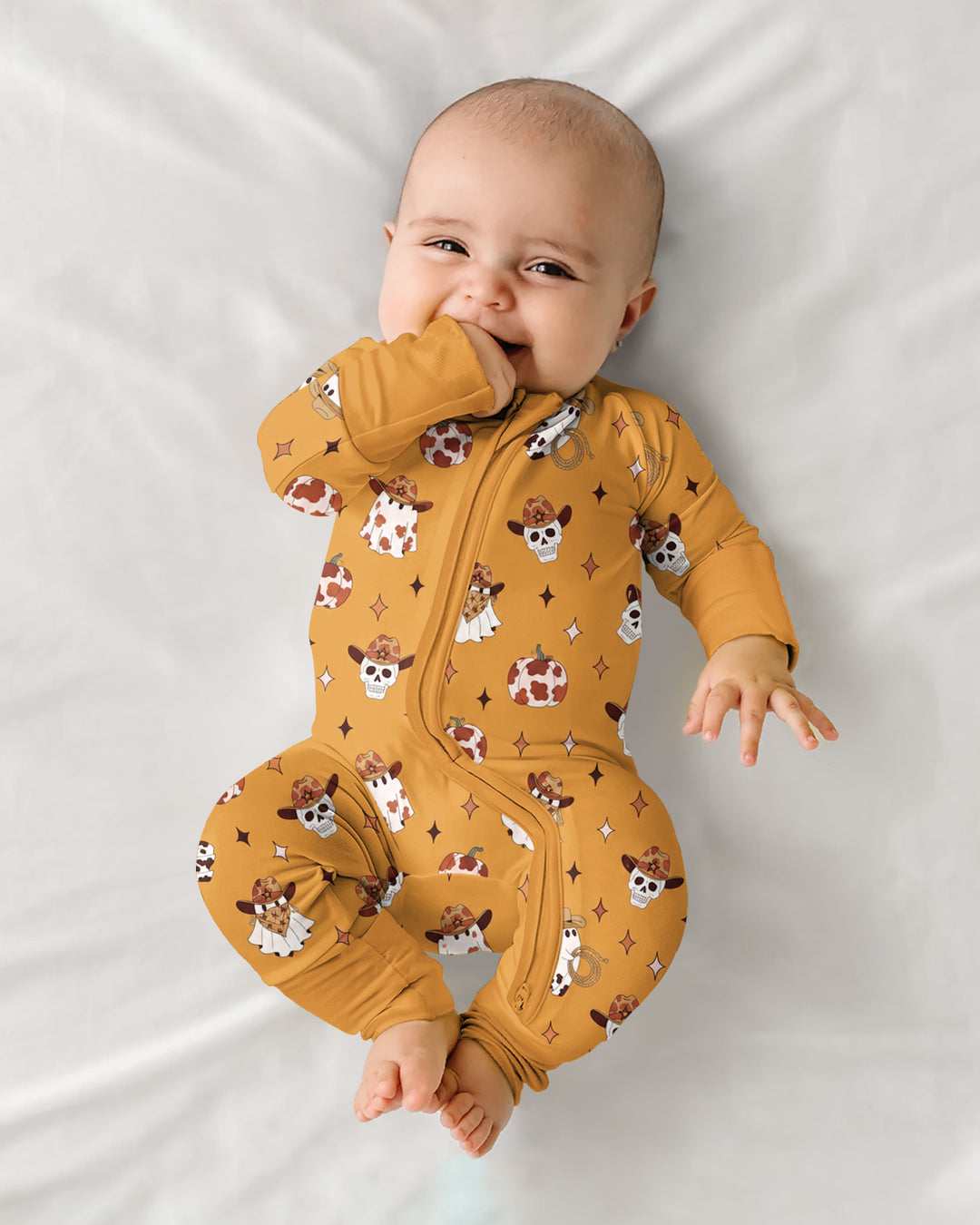 Howdy Spooky Cowboy Bamboo Convertible Zippy