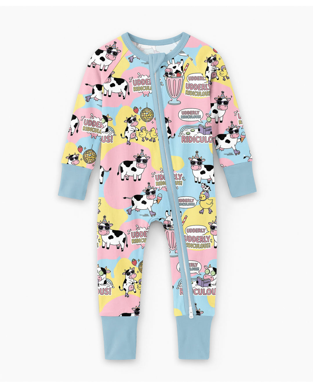 Too Ridiculous To Moo Bamboo Convertible Zippy