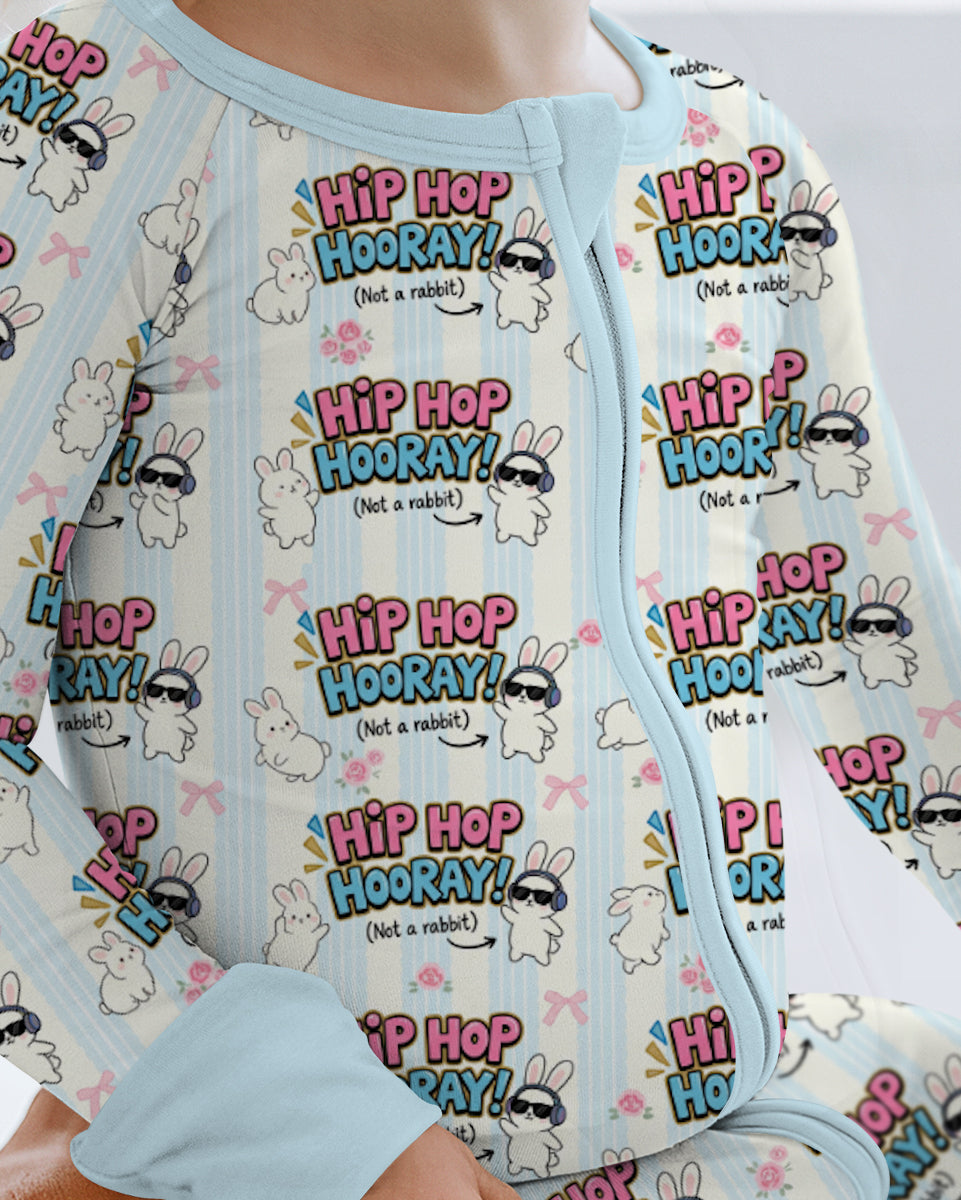 Hip Hop Bunny Bamboo Convertible Zippy