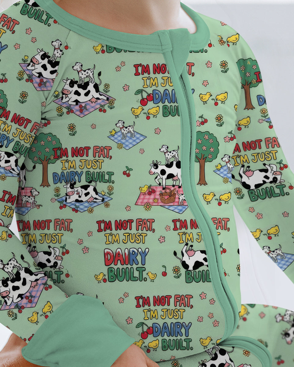 I'm Not Fat I'm Just Dairy Built Bamboo Convertible Zippy