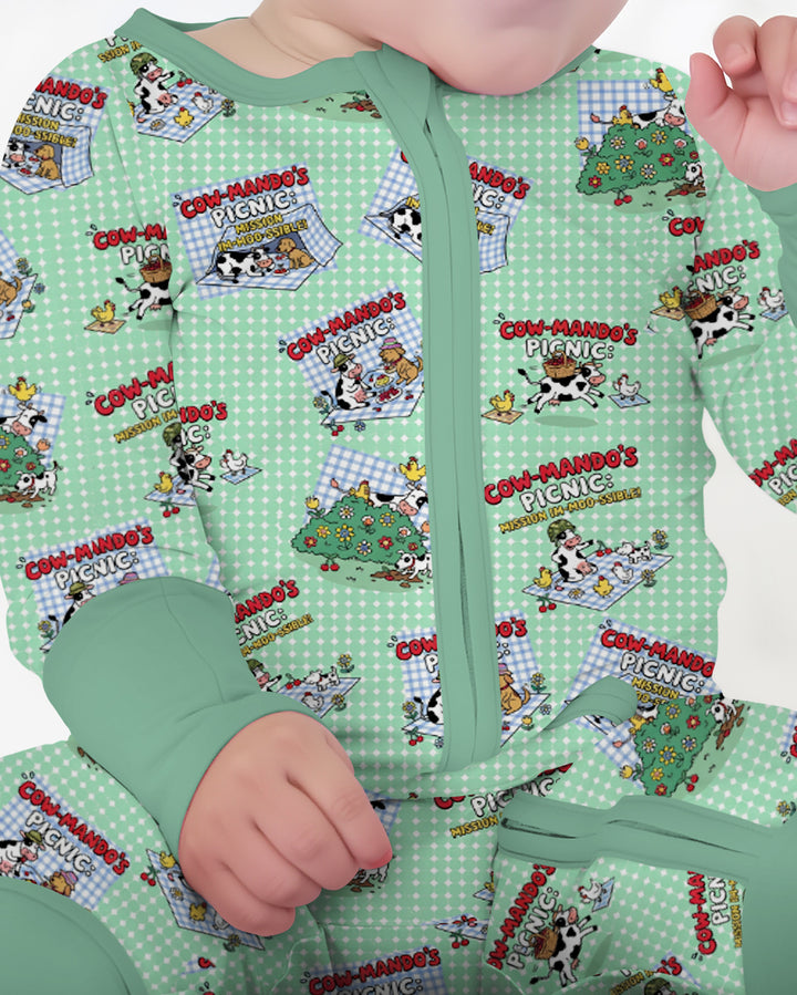 Mission Im-moo-sible Bamboo Convertible Zippy