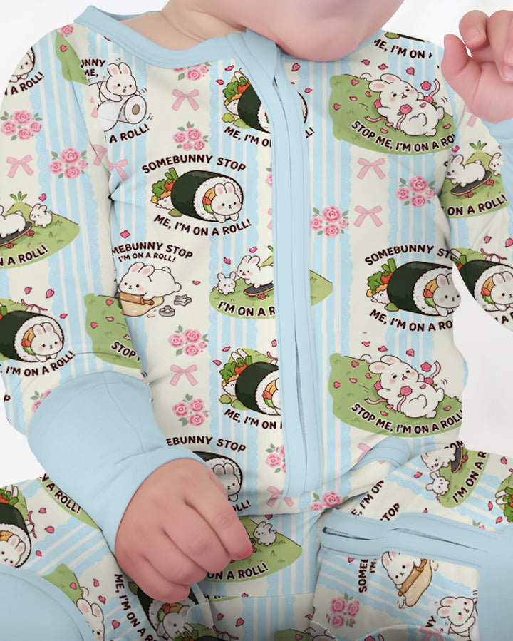 Bunny On A Roll Bamboo Convertible Zippy
