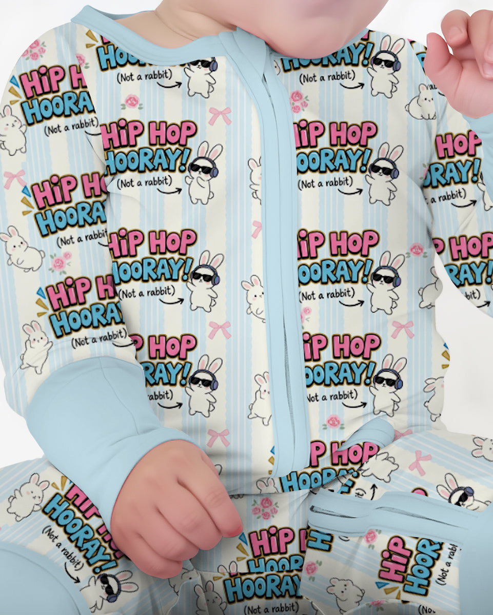 Hip Hop Bunny Bamboo Convertible Zippy