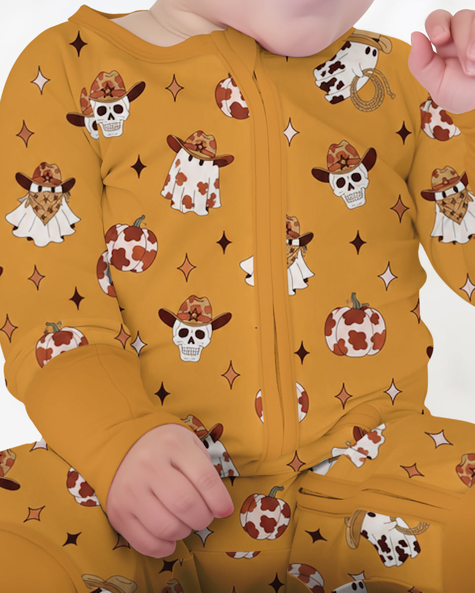 Howdy Spooky Cowboy Bamboo Convertible Zippy