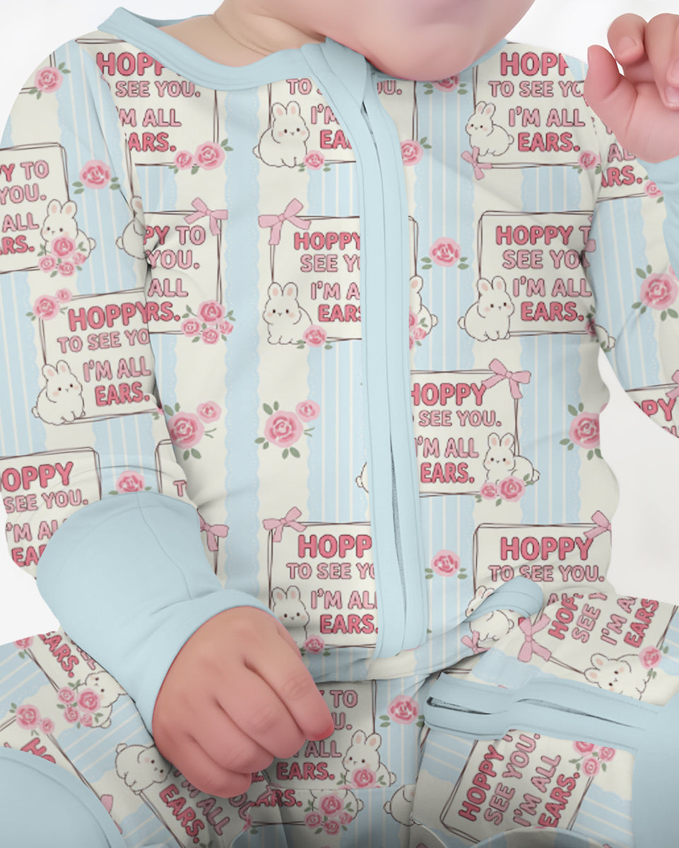 Hoppy To See You Bamboo Convertible Zippy