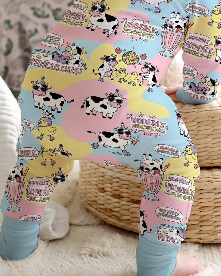 Too Ridiculous To Moo Bamboo Convertible Zippy