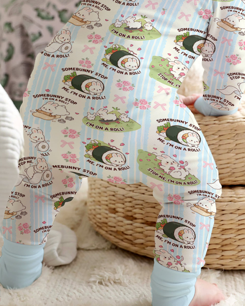 Bunny On A Roll Bamboo Convertible Zippy