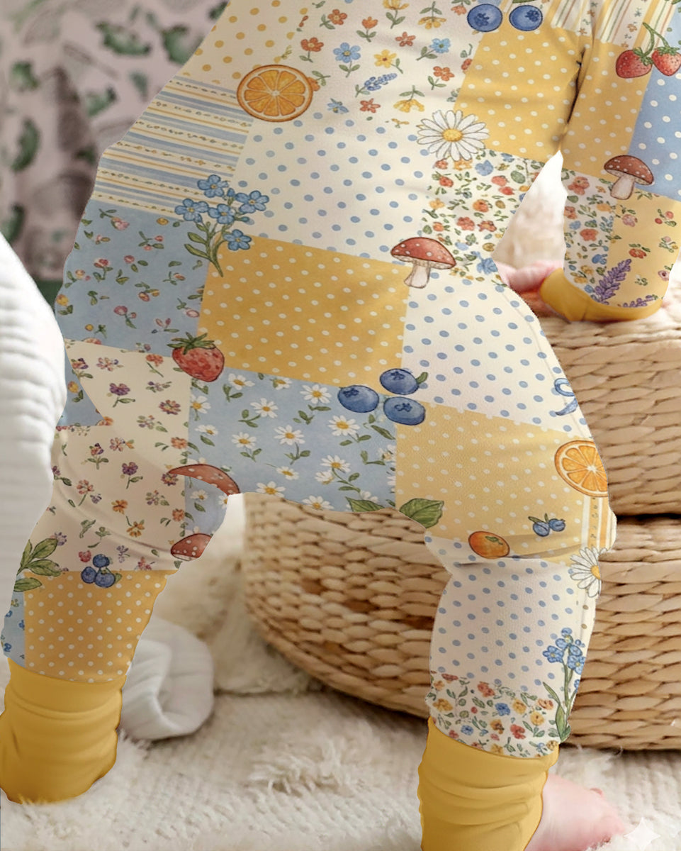 Lavender Orange Jam Bamboo Convertible Zippy