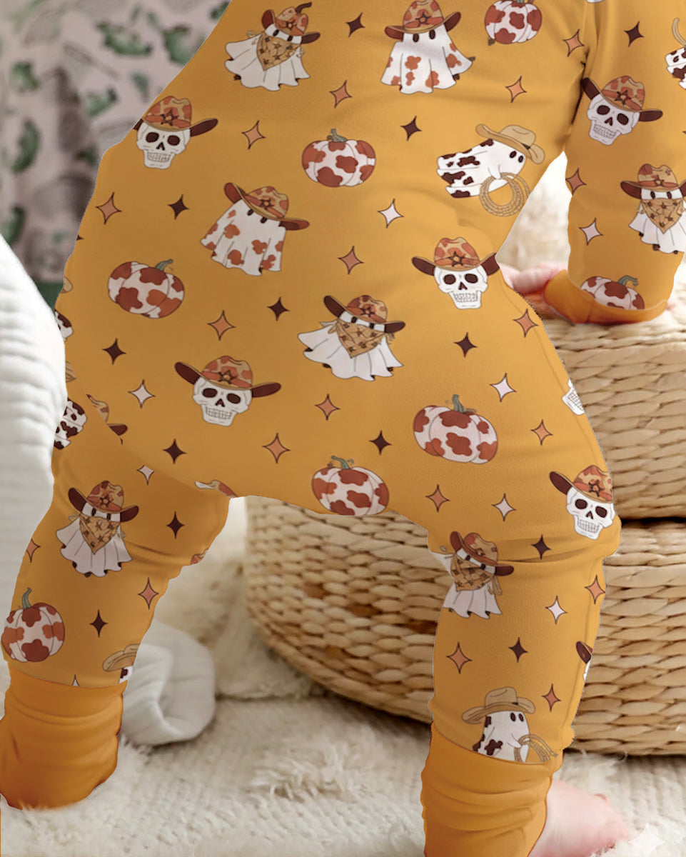 Howdy Spooky Cowboy Bamboo Convertible Zippy