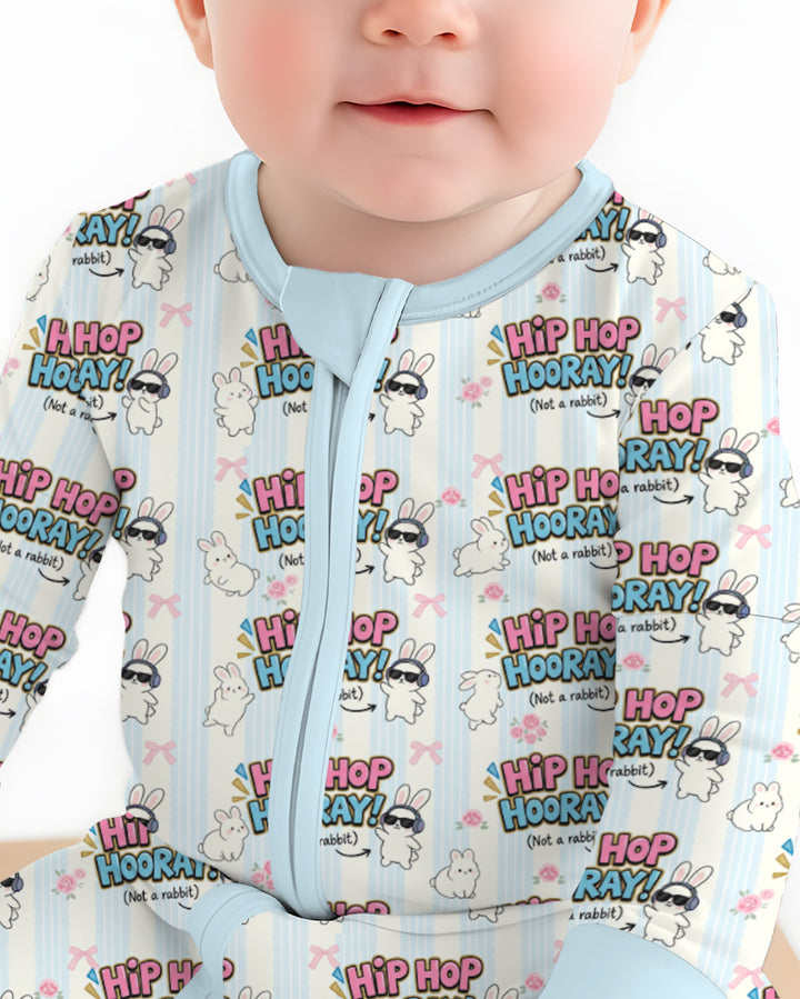 Hip Hop Bunny Bamboo Convertible Zippy