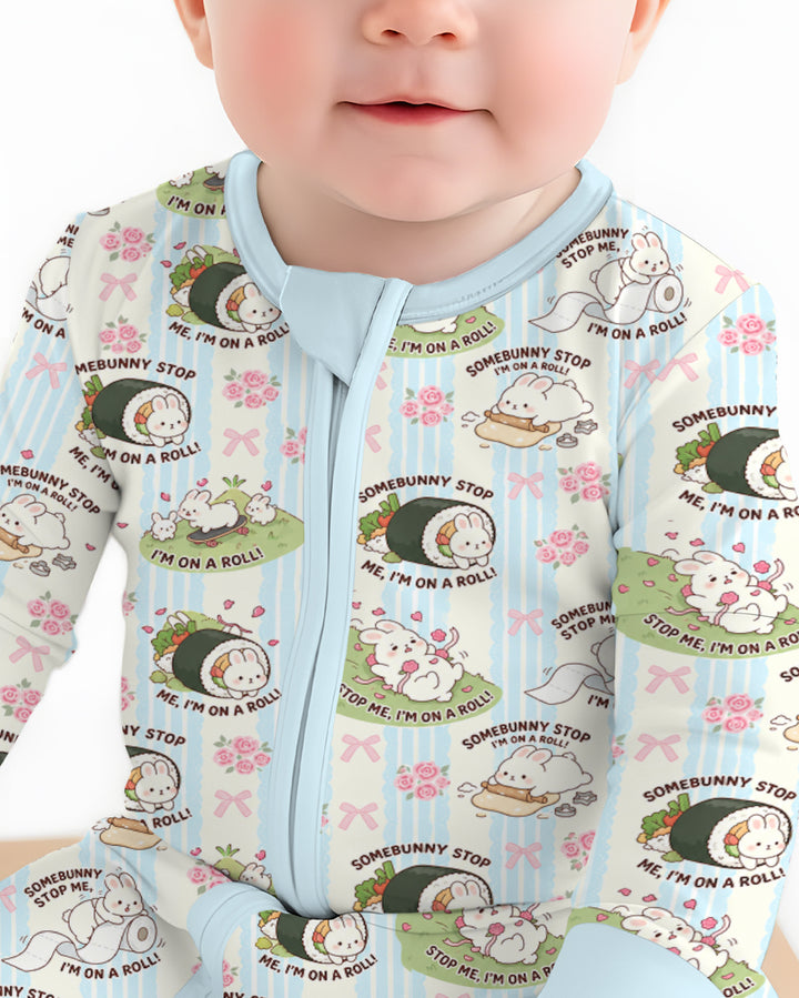 Bunny On A Roll Bamboo Convertible Zippy