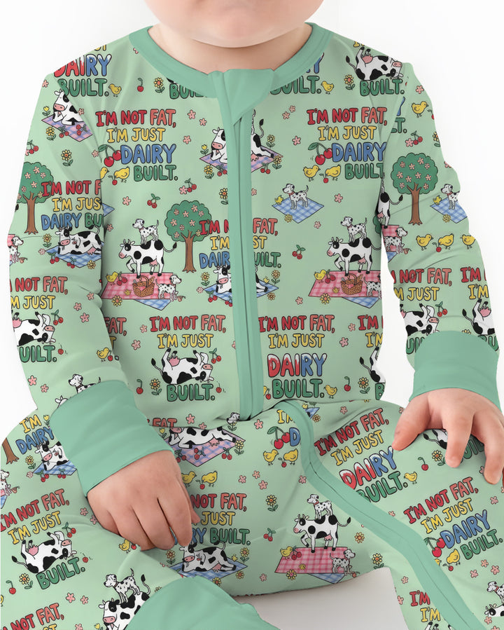I'm Not Fat I'm Just Dairy Built Bamboo Convertible Zippy