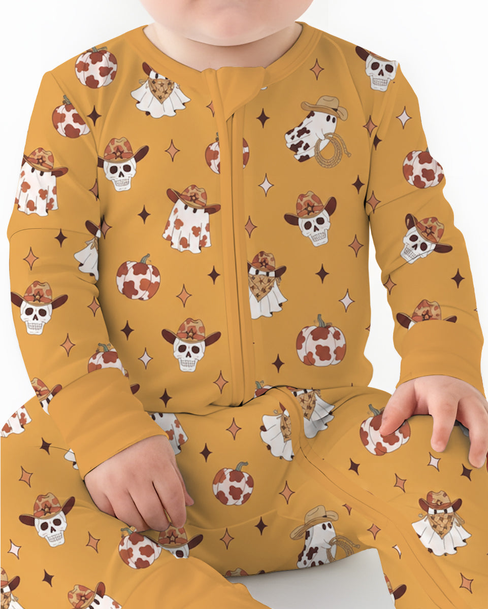 Howdy Spooky Cowboy Bamboo Convertible Zippy