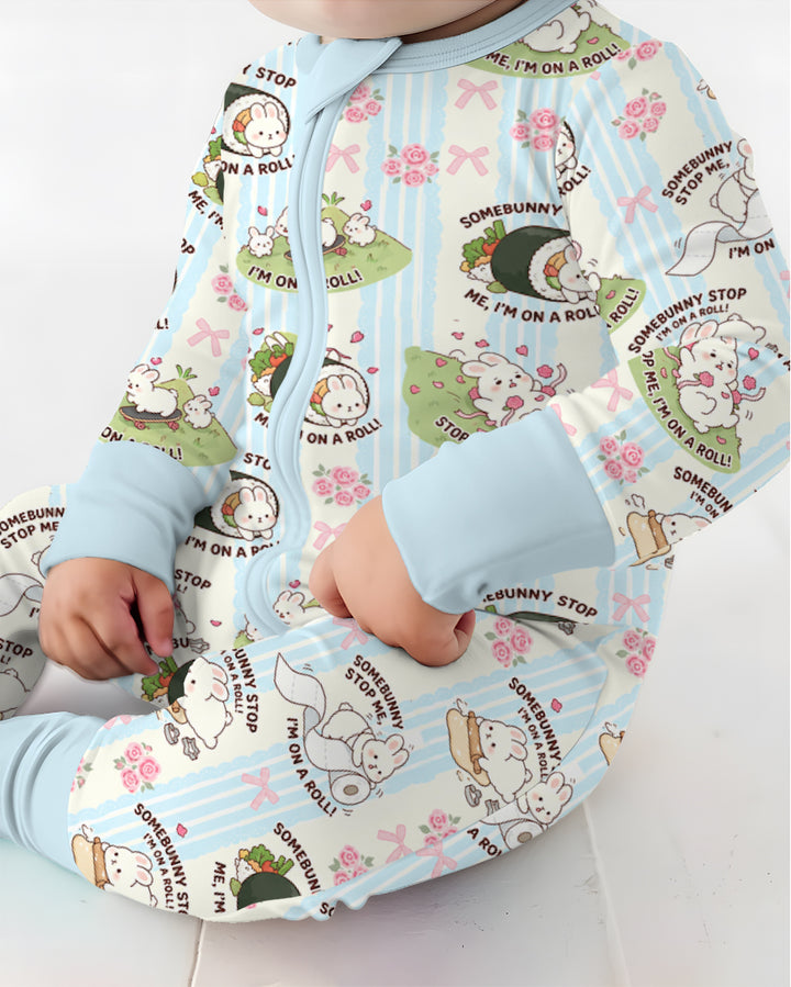 Bunny On A Roll Bamboo Convertible Zippy