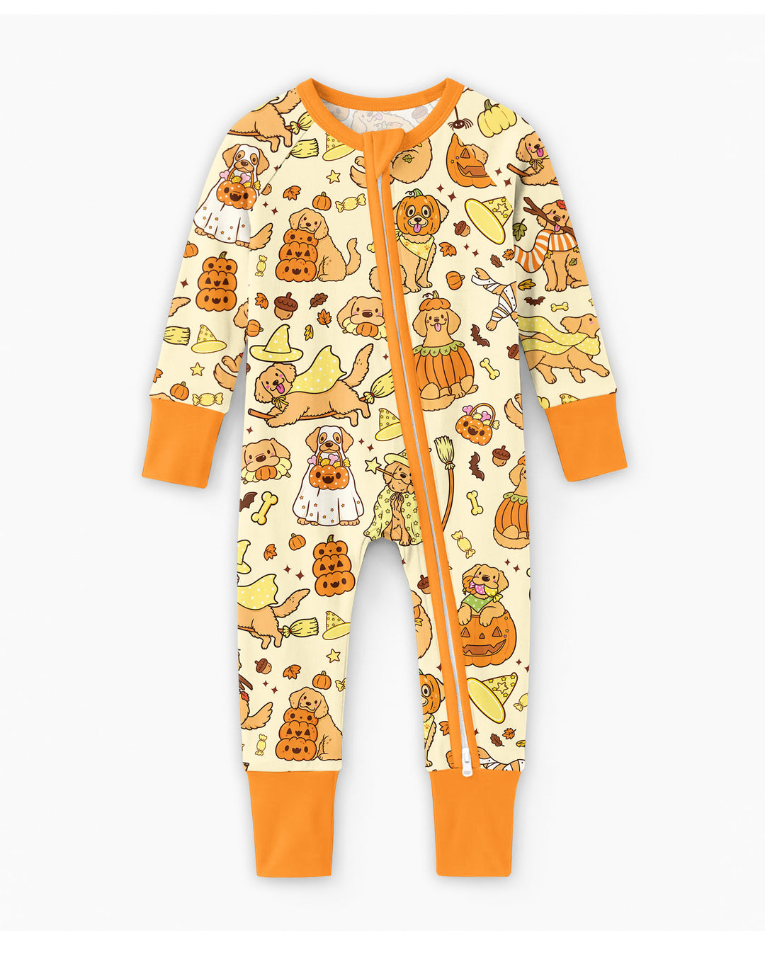 Spooky Golden Pups Bamboo Convertible Zippy