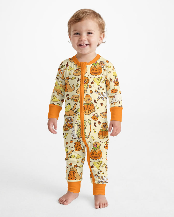 Spooky Golden Pups Bamboo Convertible Zippy
