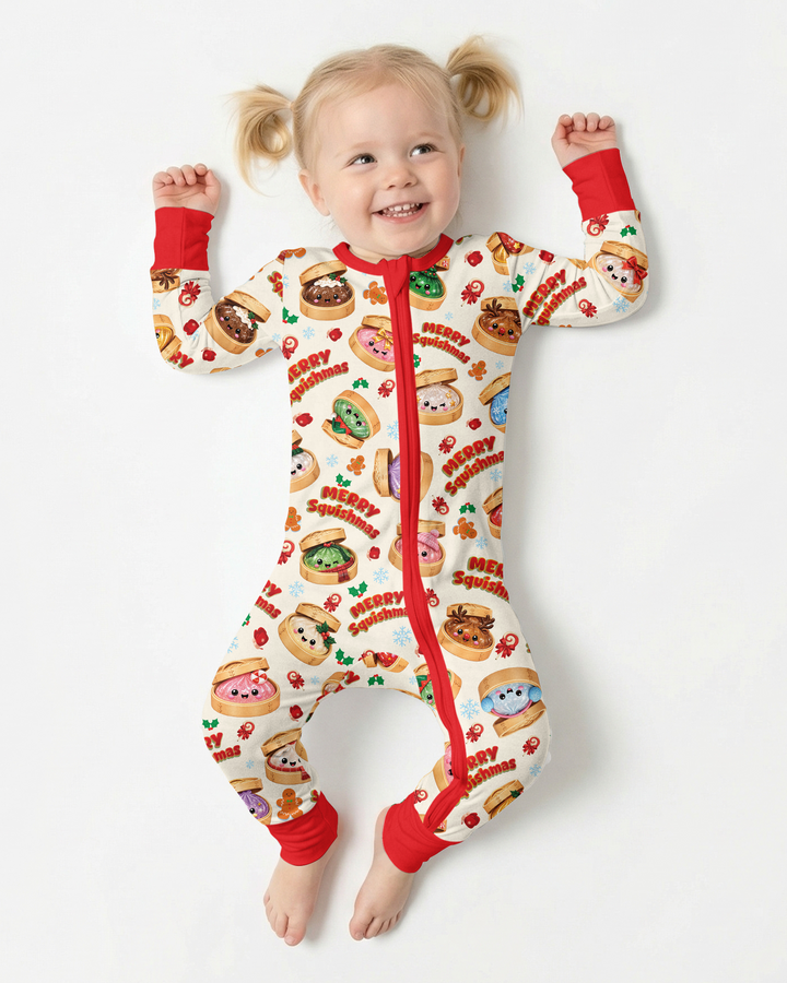 Merry Squishmas Bamboo Convertible Zippy