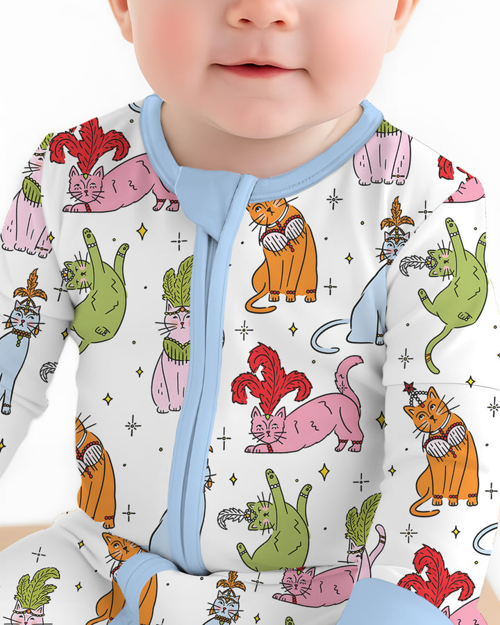 Whimsical Cats Bamboo Convertible Zippy