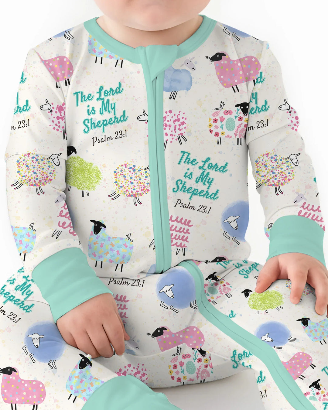 The Lord Is My Shepherd Psalm 23 Bamboo Convertible Zippy