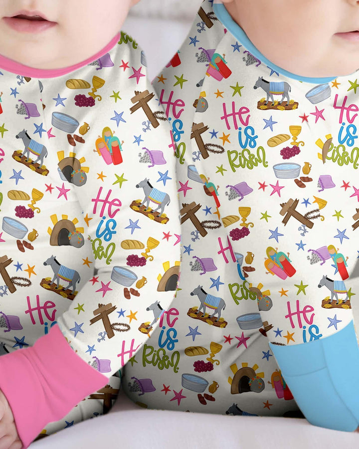 Bible Story Easter Family Matching Bamboo Convertible Zippy