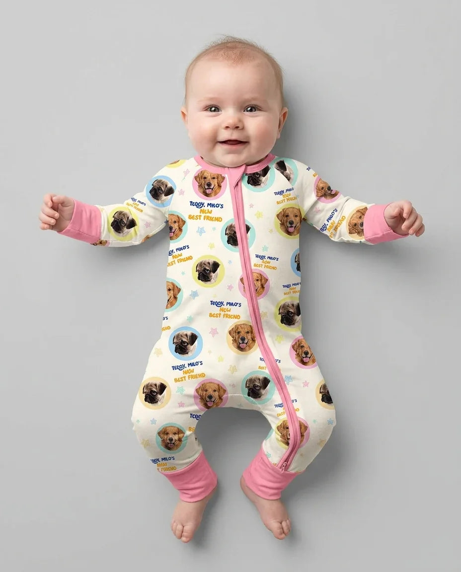 New Best Friend Custom Name And Pet Photos Convertible Zippy