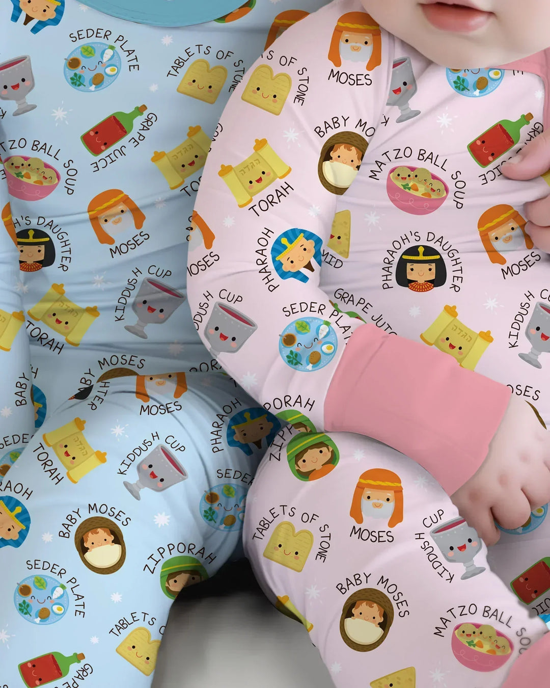 Cute Passover Characters Bamboo Convertible Zippy