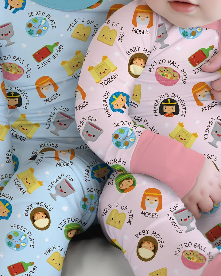 Cute Passover Characters Bamboo Convertible Zippy