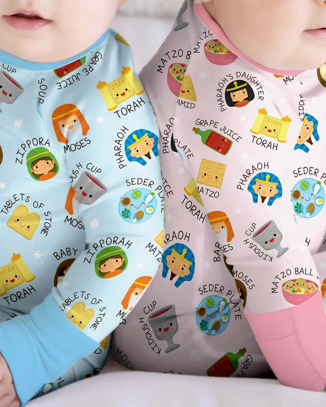 Cute Passover Characters Bamboo Convertible Zippy