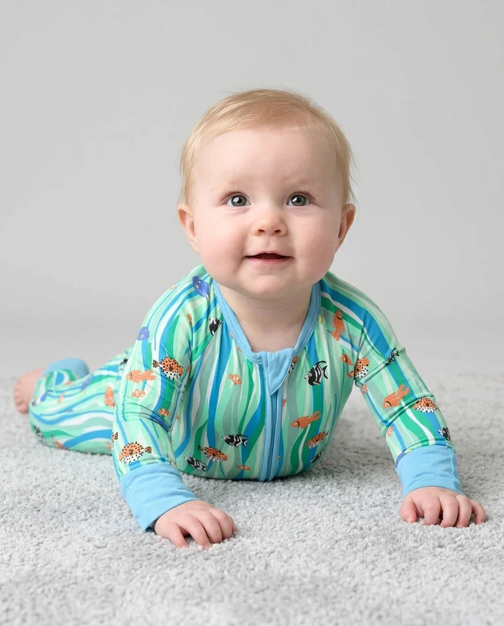 Custom Name Summer Beach Bamboo Convertible Zippy