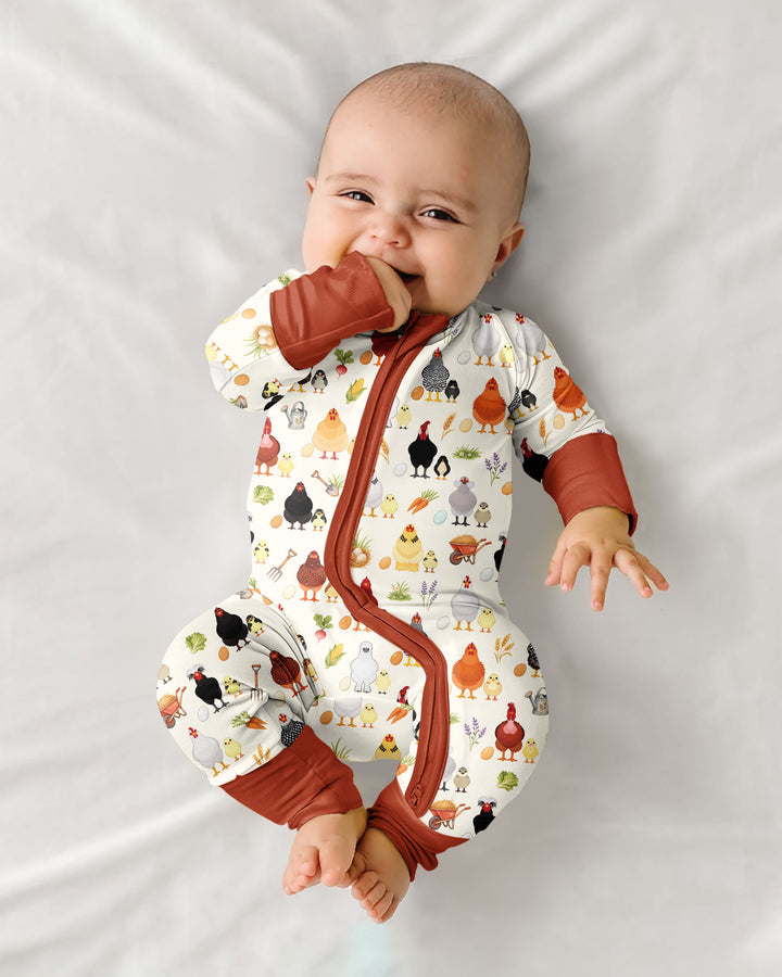 Chicks & Eggs Bamboo Convertible Zippy