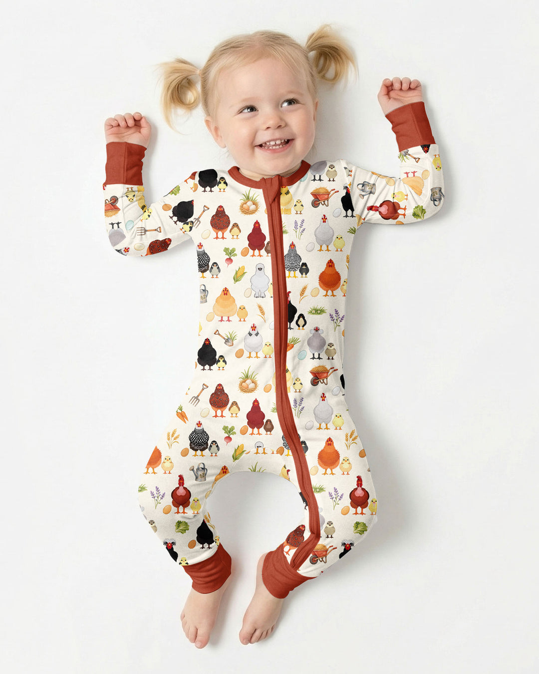 Chicks & Eggs Bamboo Convertible Zippy
