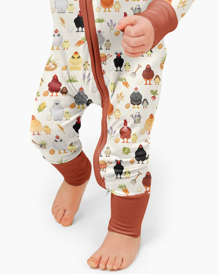 Chicks & Eggs Bamboo Convertible Zippy