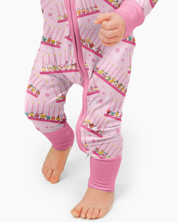Hanukkah Cozy Night Bamboo Convertible Zippy