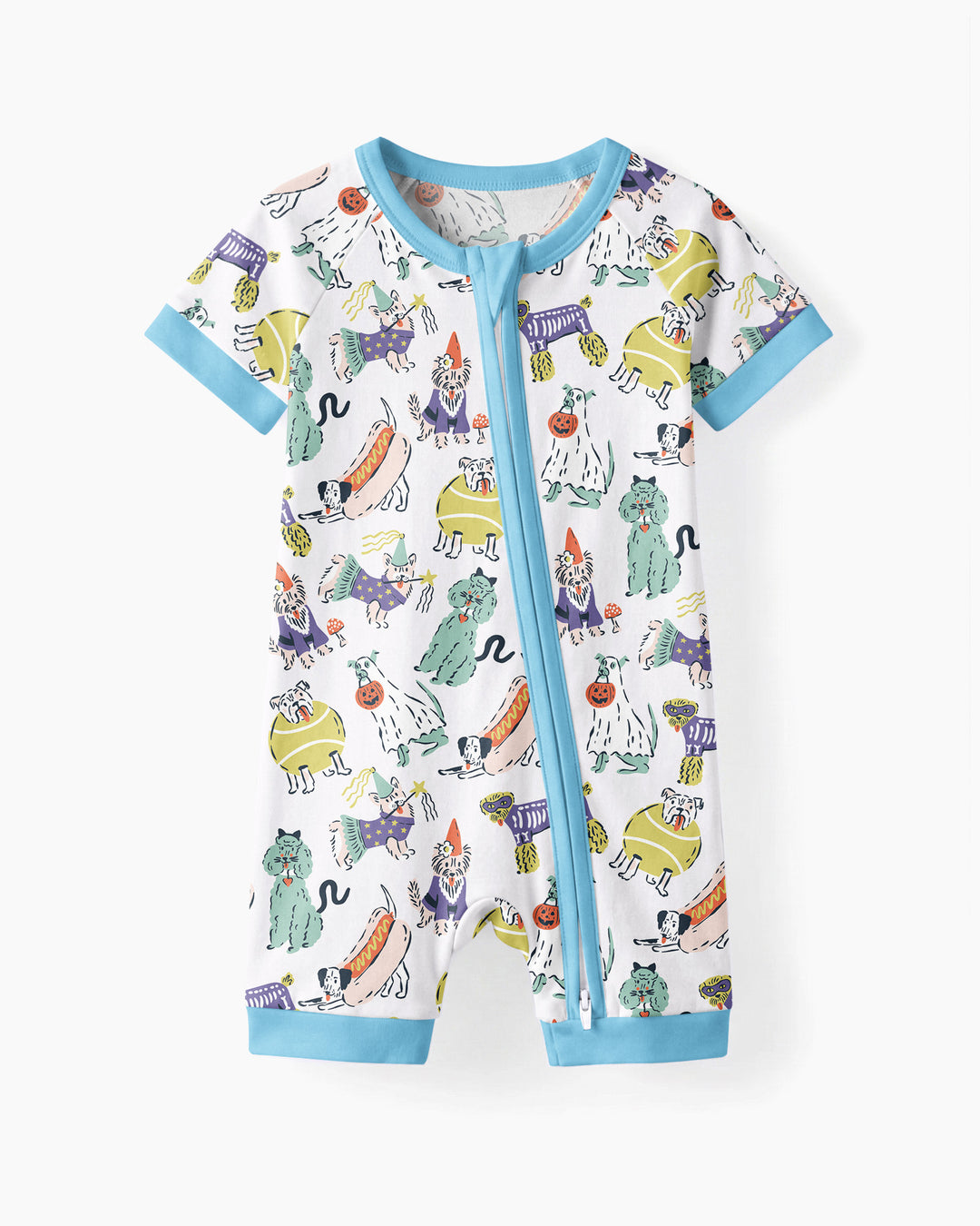 Bark-O-Ween Bamboo Shorty Zippy