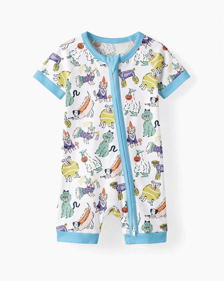 Bark-O-Ween Bamboo Shorty Zippy