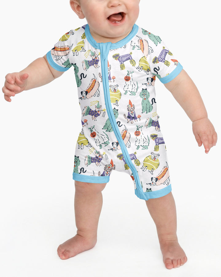 Bark-O-Ween Bamboo Shorty Zippy