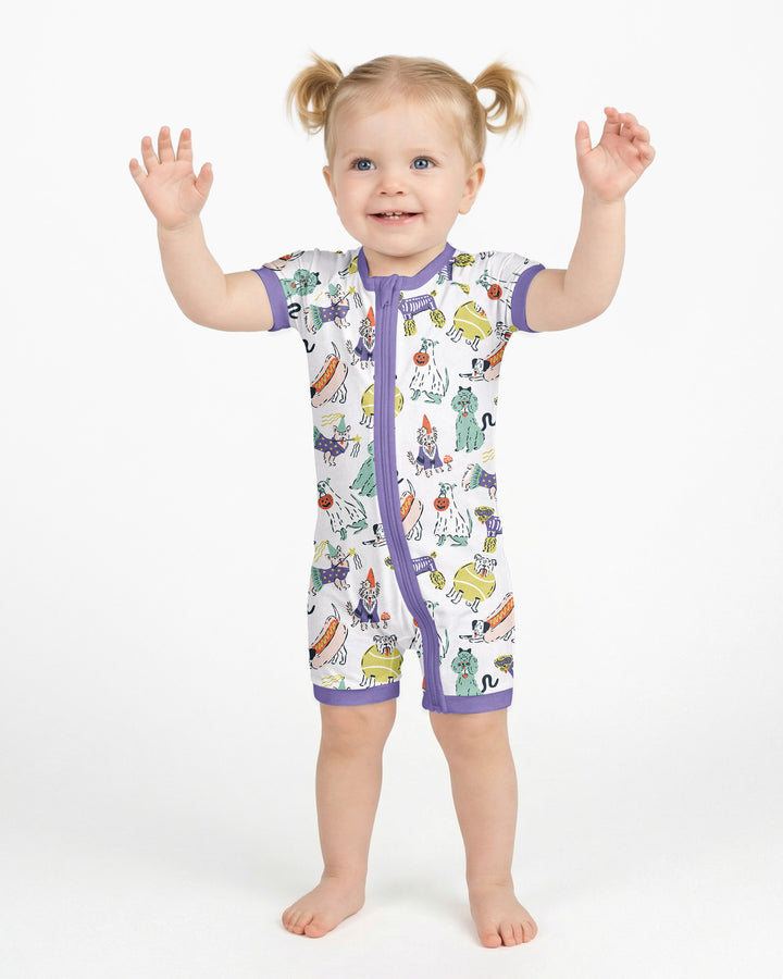 Bark-O-Ween Bamboo Shorty Zippy